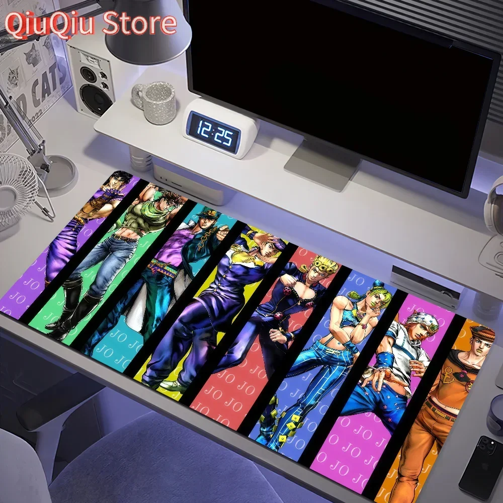 

Коврик для мыши с защитой от мелочи, домашний эргономичный офисный резиновый коврик в стиле аниме, большой стол для приключений, коврик для клавиатуры, ПК, нескользящий