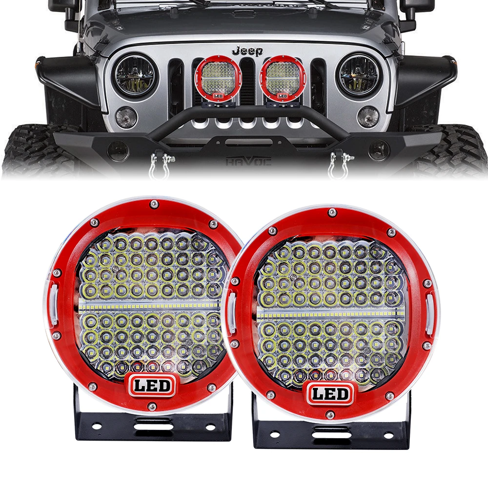 5000 Lumen Worklight Emergency Outdoor Waterproof Automotive Led Truck Working Lamp Round Offroad Led Work Light Head Lights