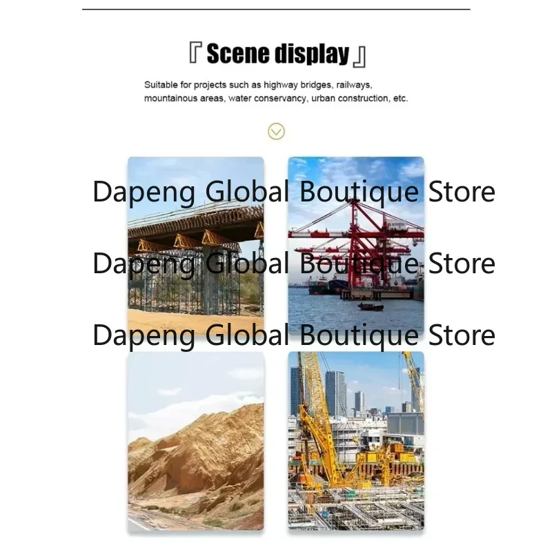 Four Wheel Hydraulic Rotary Piling Equipment Foldable Support Leg Construction Foundation Drilling Machine