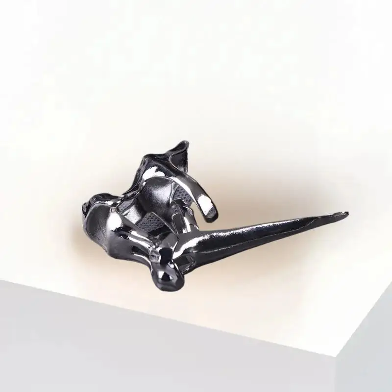 Cincin Tulang Jari Telunjuk Eksoskeleton Punk Metal, Cincin Ujung Jari Mesin Rock Gothic, Cincin Jari Panjang, Perhiasan Hadiah