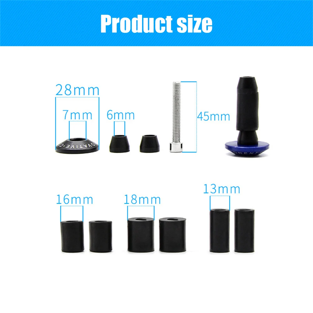 1 Pair Motorcycle Handle Bar End Weight Handlebar Grips Cap Anti Vibration Plug Motorcycle Parts for Yamaha Kawasaki Honda