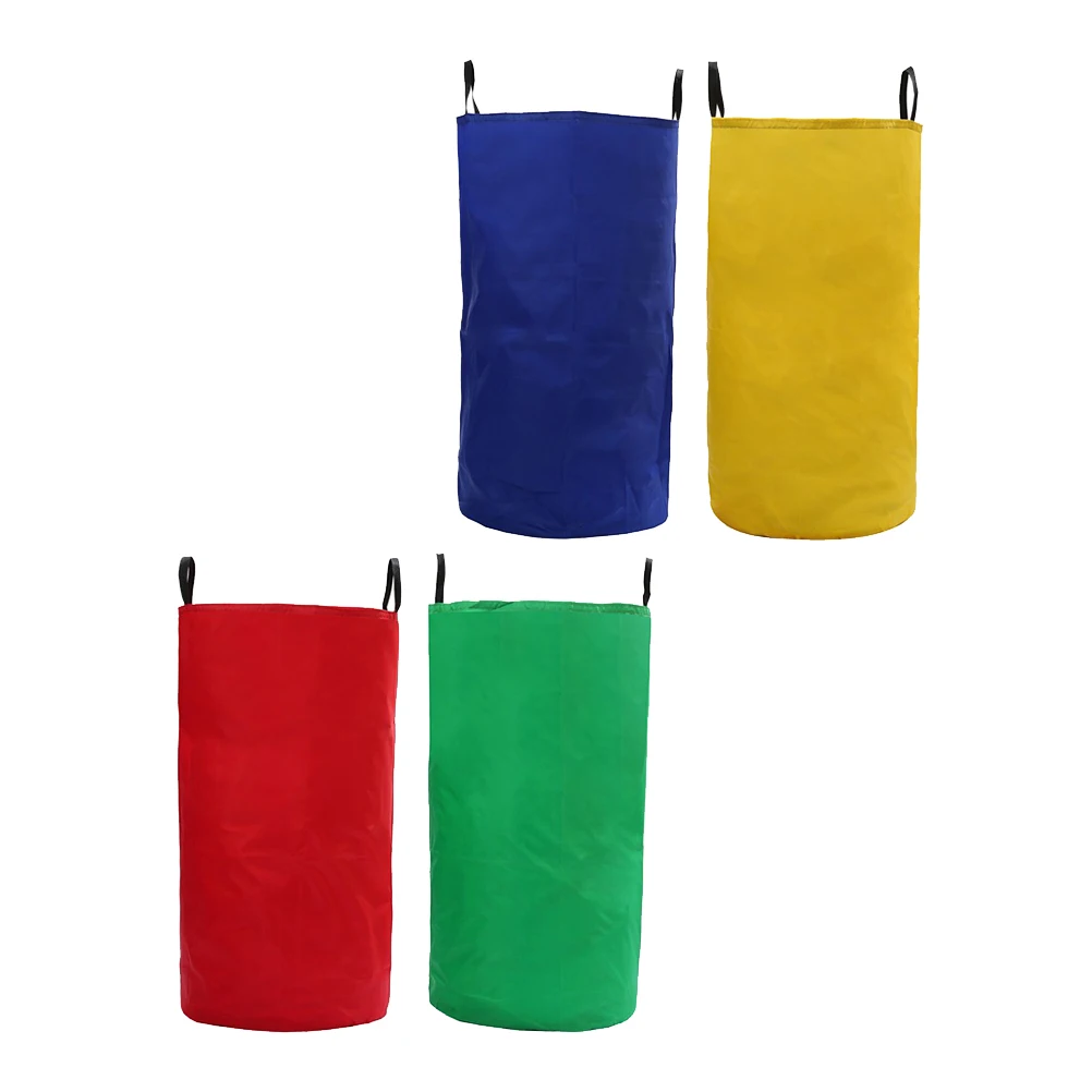 

4 Pcs Jumping Durable Sack Race Prop Bag Colorful Durable Sack Race Tool Lightweight Outdoor Toys Kids Supplies Fun Game