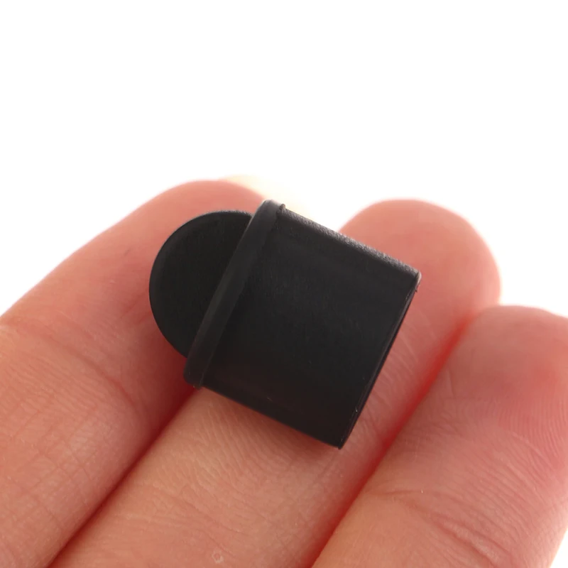 1.7*1.5cm Silicone 10pcs Silicone BNC Anti-Dust Stopper Cap Cover for Female Jack Black Inside Install Dia 9.5 mm - 11 mm