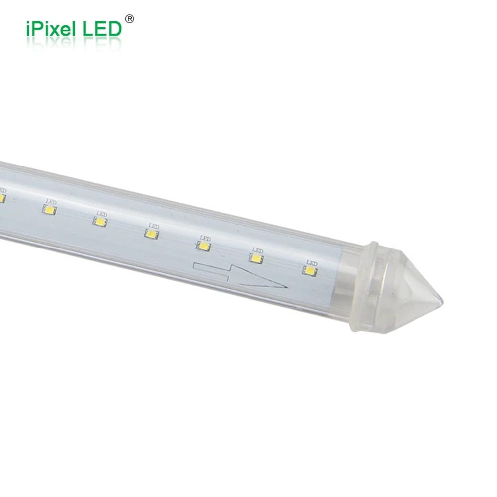 Transparent Cover LED IP65 DC24V Shower Light Pixel Meteor Tube