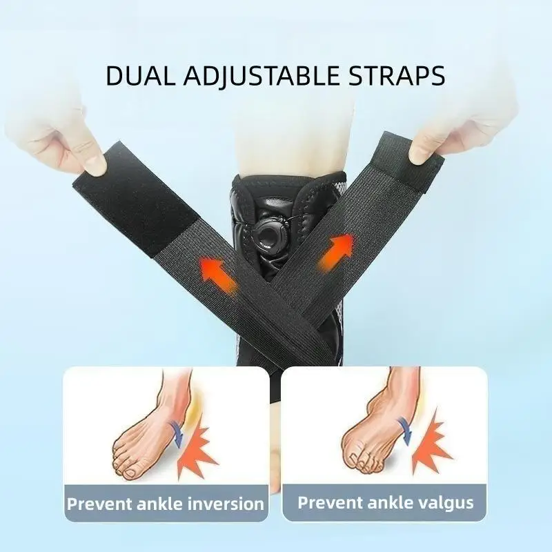 Support de renfort de rinçage stabilisant à lacets avec système de fermeture Boa, protecteur de rinçage pour l'entorse de rinçage, la fatigue arthritique, le pied oto, 1PC