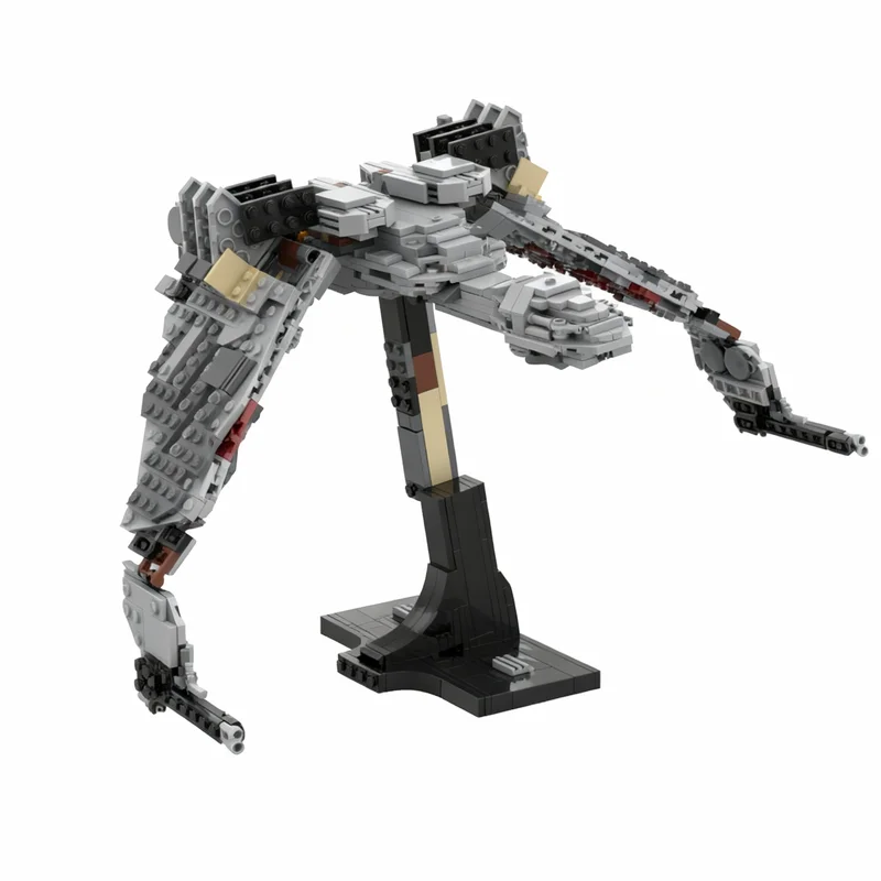 

686PCS MOC Creative Model Klingon Bird Prey B Rel Class DIY Assembly Building Blocks Display Birthday Gift Collectible Blocks