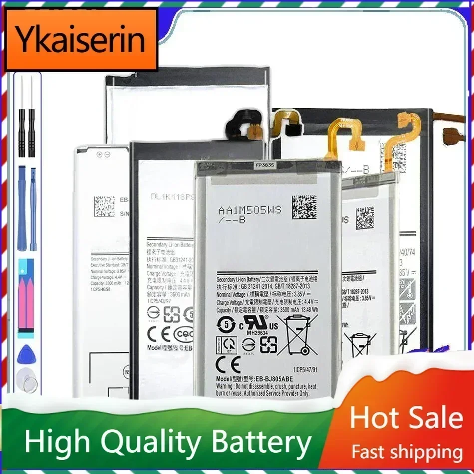 Battery For Samsung Galaxy S2 S3 S4 S5 mini S6 S7 Edge S8 S9 S10 5G S20 Plus/A3 A5 A7 A9 2015 2016 2017 SM G930F G950F G920F