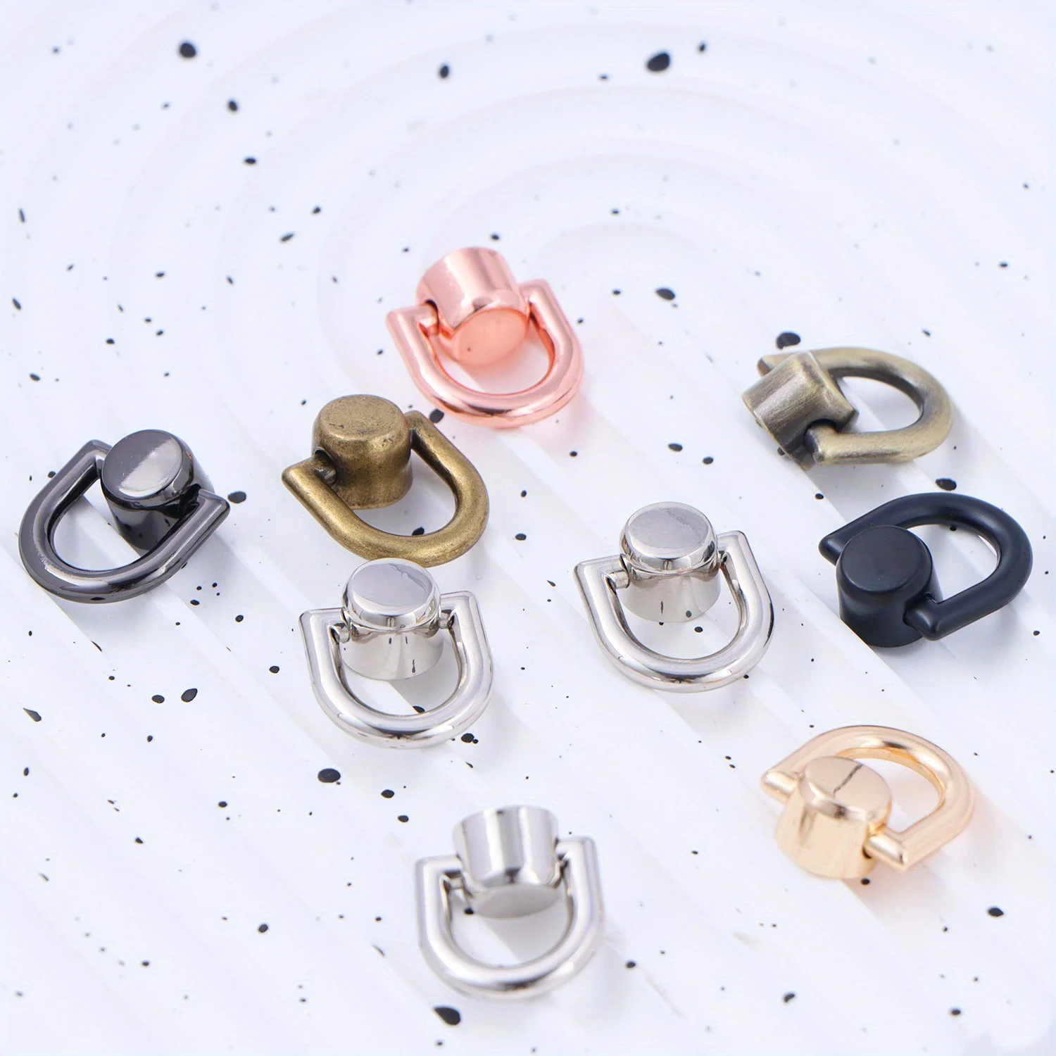 4pcs Metal Bag Rivet Nail Buckle Studs Button Handbag Belt Hanger Leather Craft Luggage Bag Buckle Tong Snap Hardware Accessorie