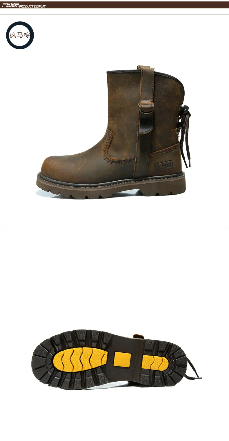 Kowm Wanderschuhe Frauen wasserdichte Outdoor-Stiefel Jagd schuhe taktische Schuhe Wüste Männer Knöchel Turnschuhe Leder High Top Stiefel – Detail 25