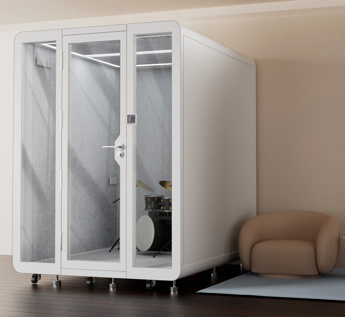 Acoustic Silence Booth Mute Warehouse Mobile soundproof room Isolation Noise Studio Soundproof Silent Pod Space Work