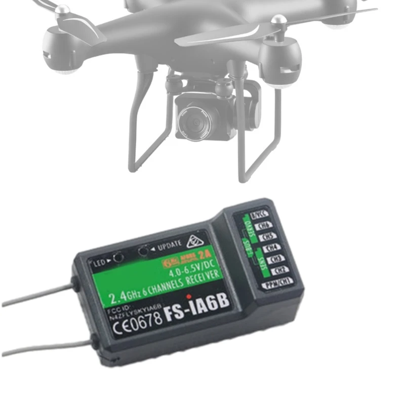 Ricevitore telecomando portatile Ricevitore 2.4G FS-iA6B 6CH Supporto uscita PPM