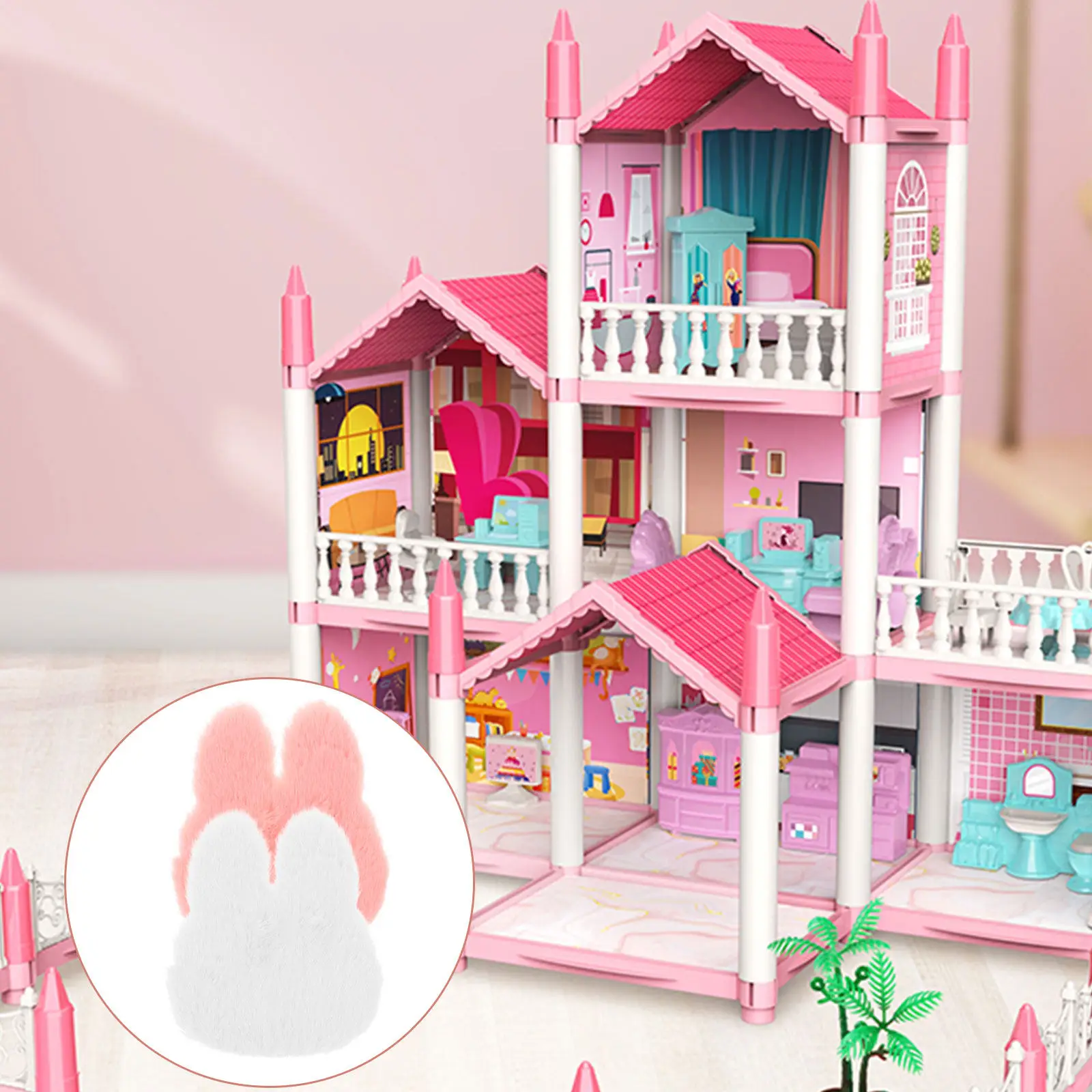 

2Pcs Mini House Floor Mats Soft Textured Decorative Carpet for Miniature Room Decor Accessories Micro Landscape Supplies