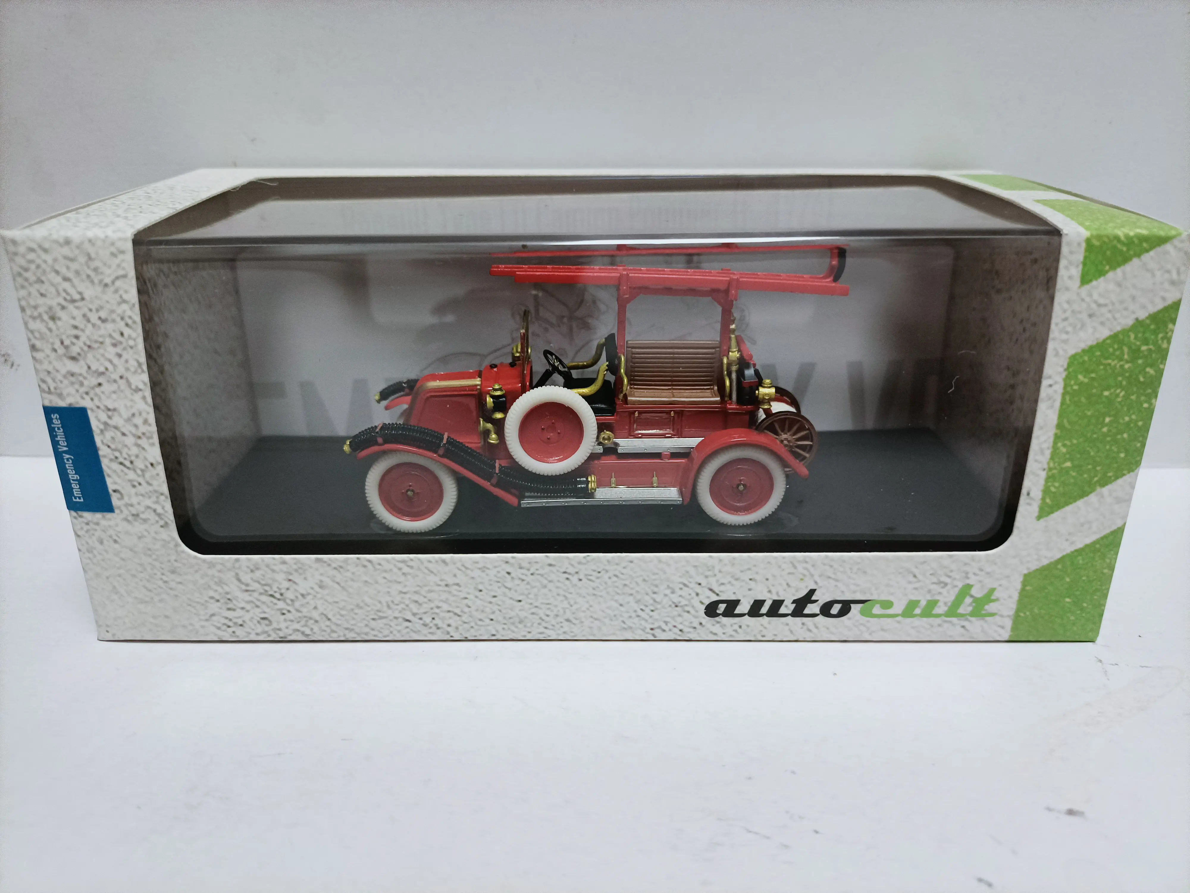 Autocult 1 43 Renault Fire Ladder Modelo de veículo de resgate Renault Tipo LO 1926