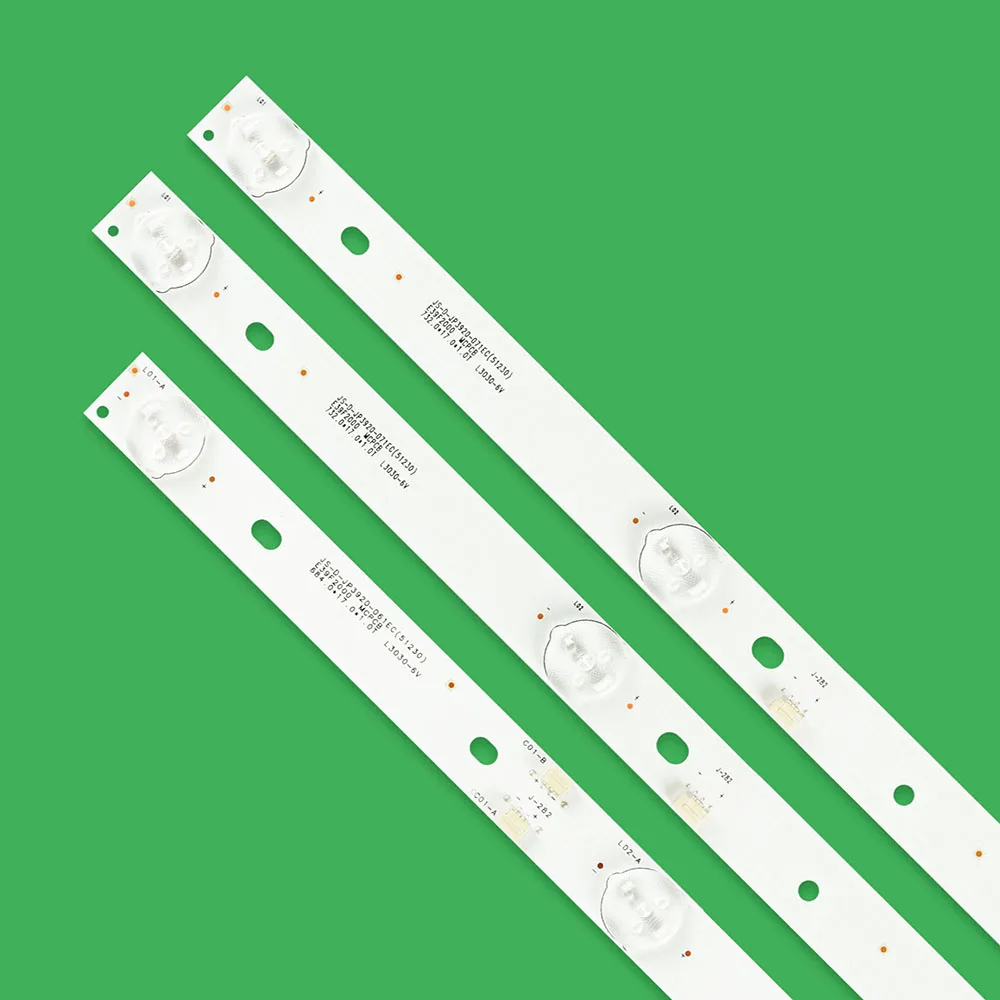 LED قطاع ل Akai AKTV401 AKTV403 AKTV4021 NSTV-4011 D39-F2000 LC390TA JS-D-JP3920-061EC E39F2000 MCPCB