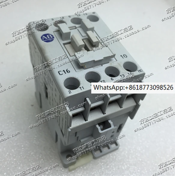 

Genuine American Allen Bradley AC Contactor 100-C16 * 10 B 110VAC