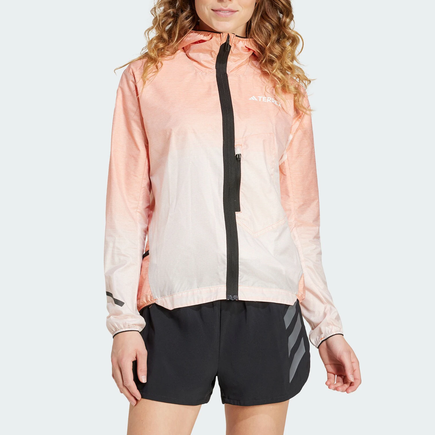 

Adidas genuine New Women's Fashion Outdoor Trail Running Hooded Jacket IT3435