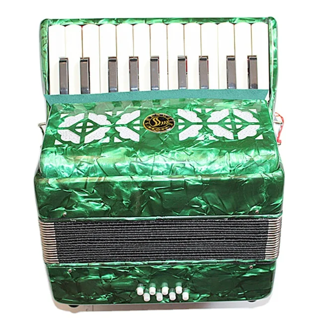 

Manufacturers sell professional keyboard instrument performance grade 22 key 8 bass accordion with gift Bag