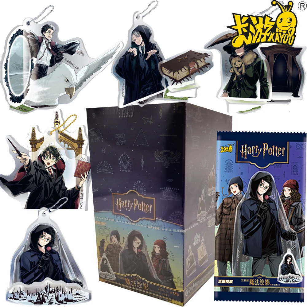 

KAYOU Genuine Harry Potter ACG Stand Figure Incantation Version Cartoon Cute Exquisite Model Decoration Collection Children Gift