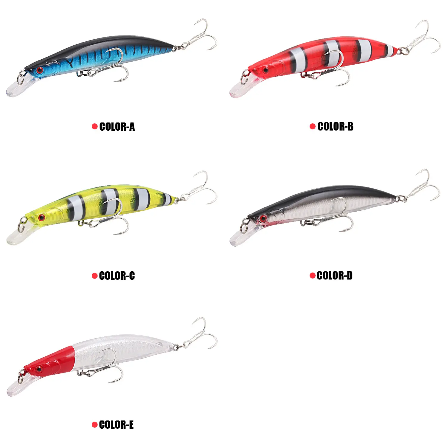 Isca Wobblers Hundido Señuelo Trolling Pez Mandarín - imagen 2