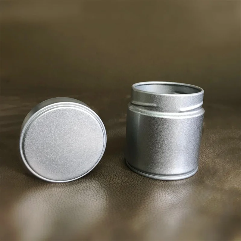 30pcs Mini Round Tin Jar Tea Powder Container Empty Box Portable Packaging