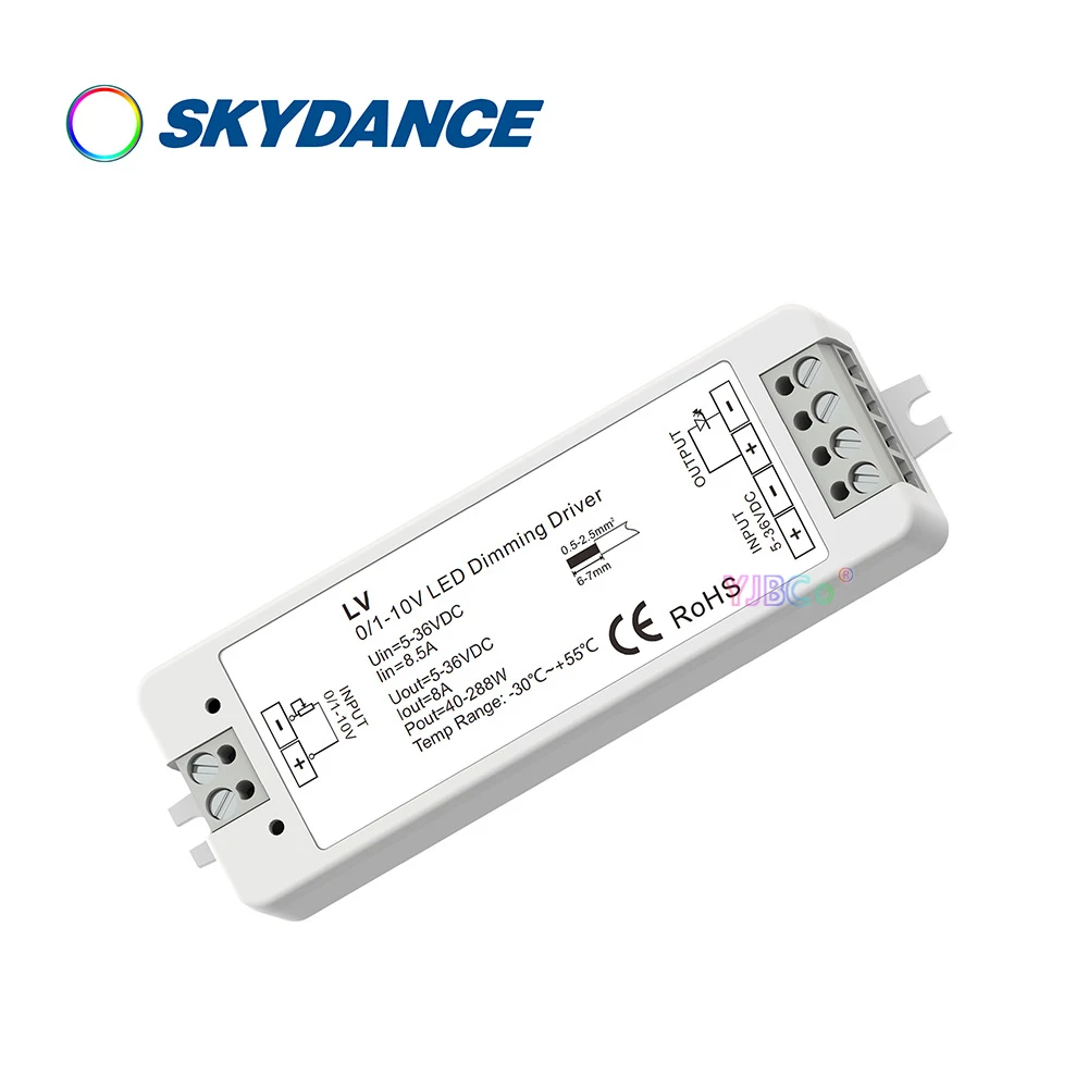 

12V-48V 24V 36V 8A*1CH CV 0-10V/1-10V signal Dimming Driver LV Dimming controller 1-10V PWM dimmer for 0-10V LED strip,lamps