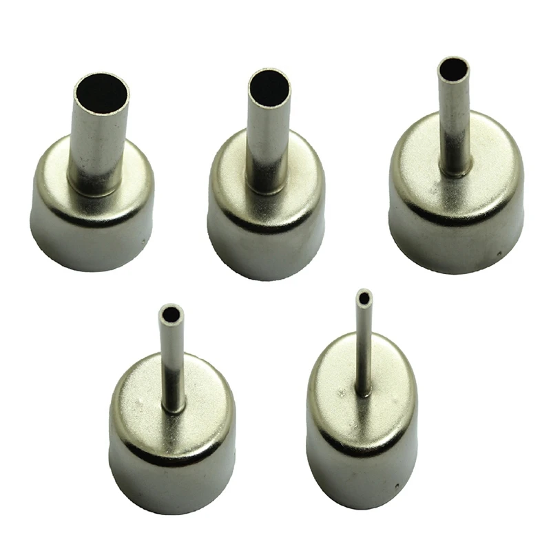 

5 Pieces Of Hot Air Nozzle Hot Air Disassembly And Welding Table Replacement Spare Parts Accessories Are Used For 858D 858A.