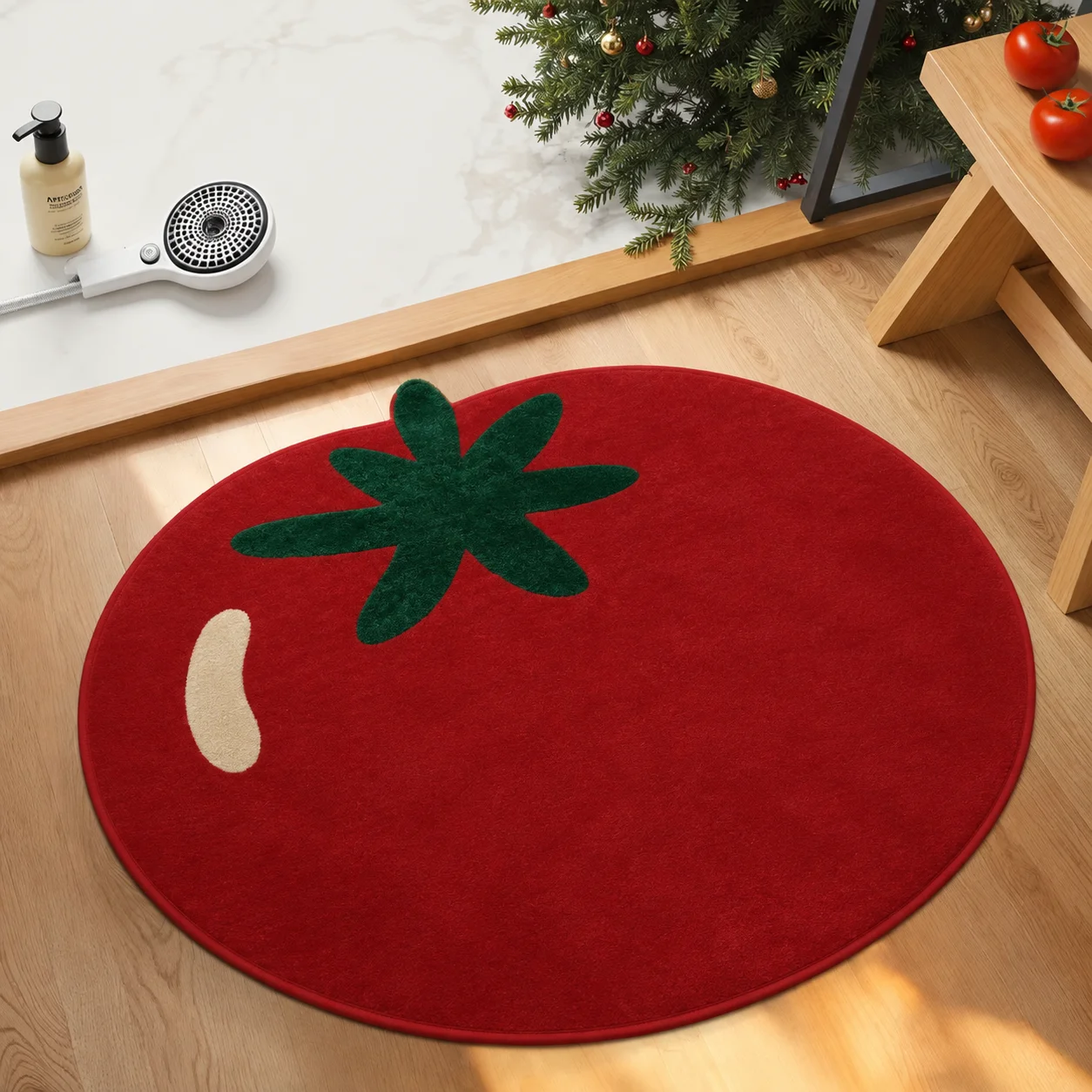 Imitation Cashmere Cartoon Absorbent Foot Pad