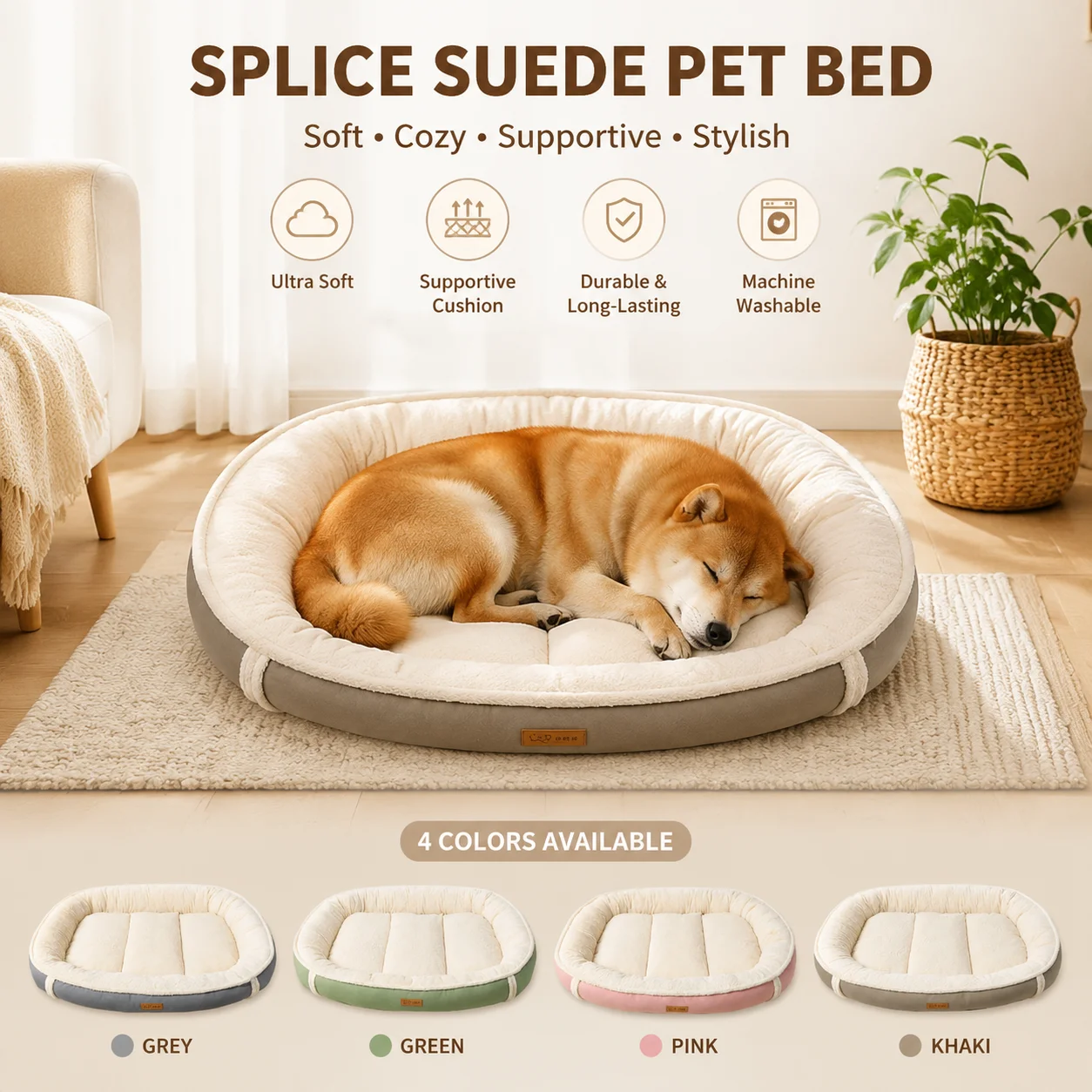Dog Supplies Pet Bed Pad Mats Sofa Accessories for Large Medium Small Pets Baskets Cushions Kennel Products Cats Blanket