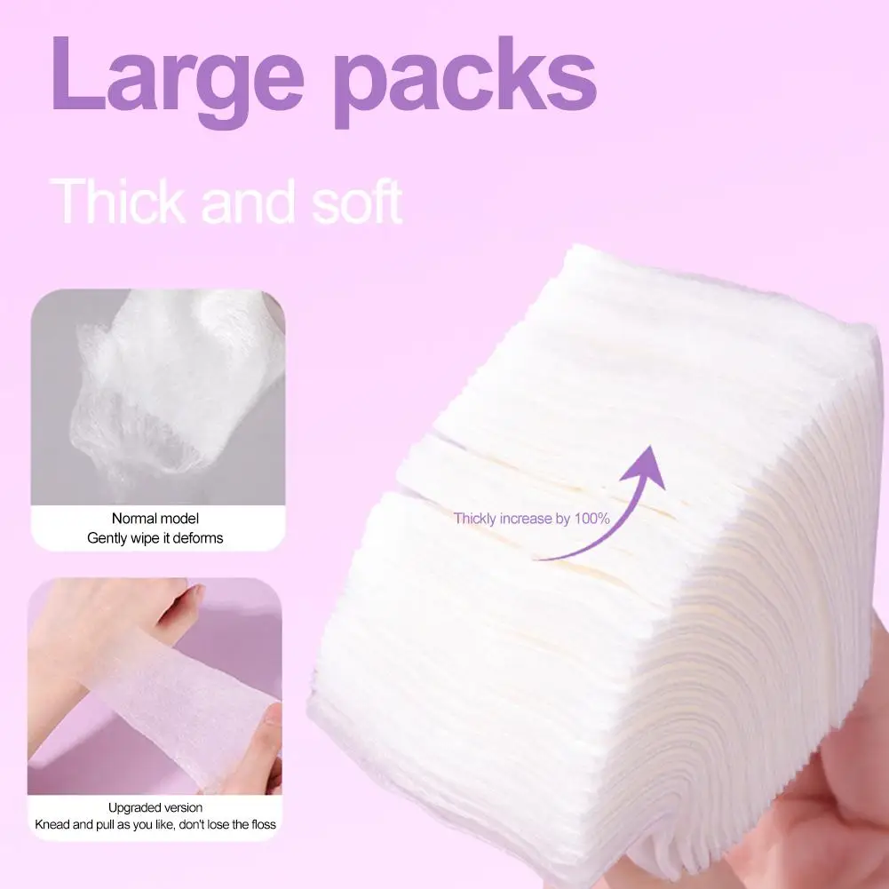 保湿フェイシャルコットンパッド 伸縮性 軽量 通気性 オープンホールデザイン 3 in 1 多機能メイク落とし