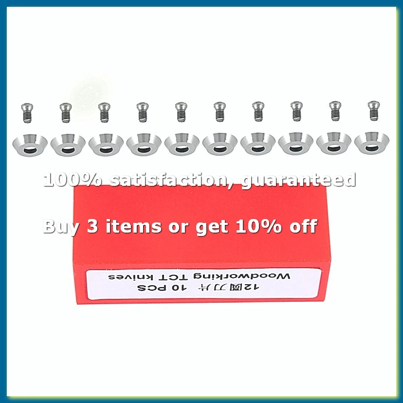 Ci3 Round 12X2.5mm Carbide Inserts Cutters Knives Replacement Blade Fit for DIY Lathe Wood Turning Finisher Tool 10Pcs-A62I