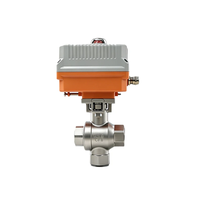 Compact DC12V SS2205 Quick Clamp Electric Actuated Valve Chemical Application