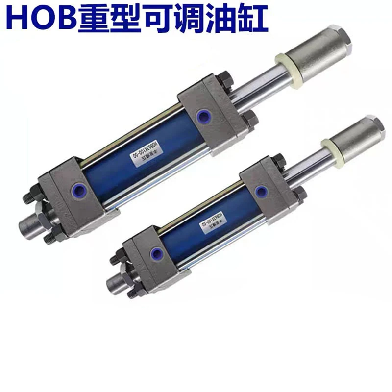 HOB Heavy-Duty Pull Rod Hydraulic Cylinder 40/50 Bidirectional Lifting HOB Dual Axis Adjustable Cylinder
