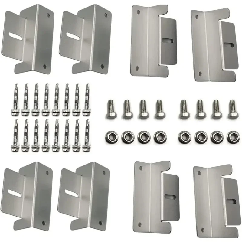 

8pcs Solar Panel Z Holder Mounting For Solar Panel Roof Aluminium Solar Panel Holder Mounting Z Bracket For Flat Roof Motorhomes