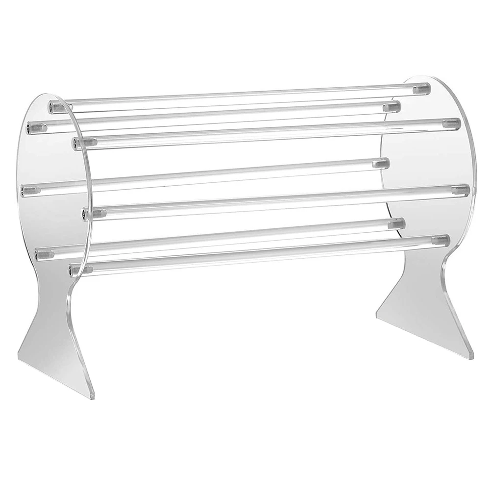 

Desktop Headdress Storage Rack Transparent Hairband Shelf Organizer For Girls Headband Stand Hair Hoops Display Rack Convenient