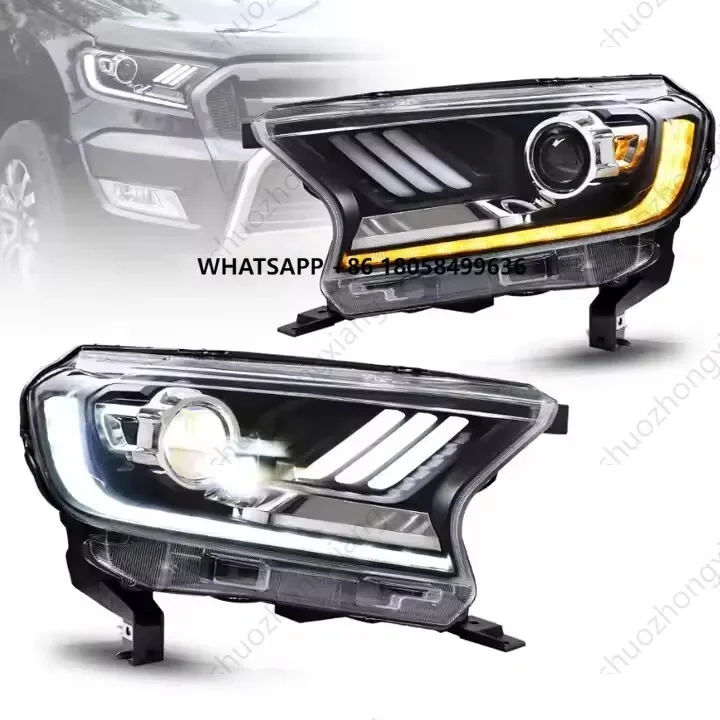 For Car Headlamp Offroad Pickups Truck Led Headlight for Rangers T7 T8 2015 2016 2017 2018