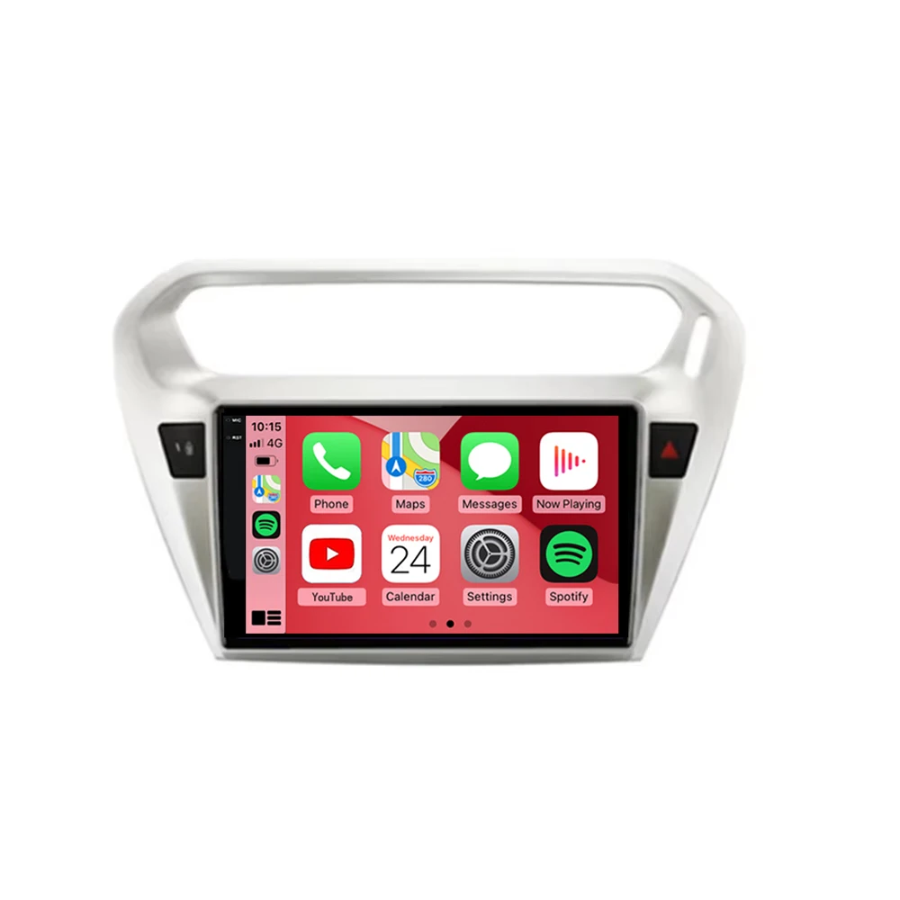 Android 14 para Peugeot 301 Citroen Elysee 2013 - 2018 Carplay Radio de coche Autoradio reproductor Multimedia estéreo inalámbrico Android Auto