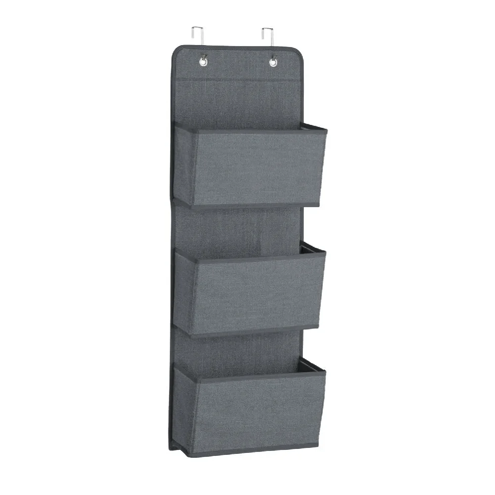 

Hanging Cabinet Organizer, Storage Cabinet with 2/3 Pockets, Door Cabinet Organizer, Gray, 50x30 / 65x30cm