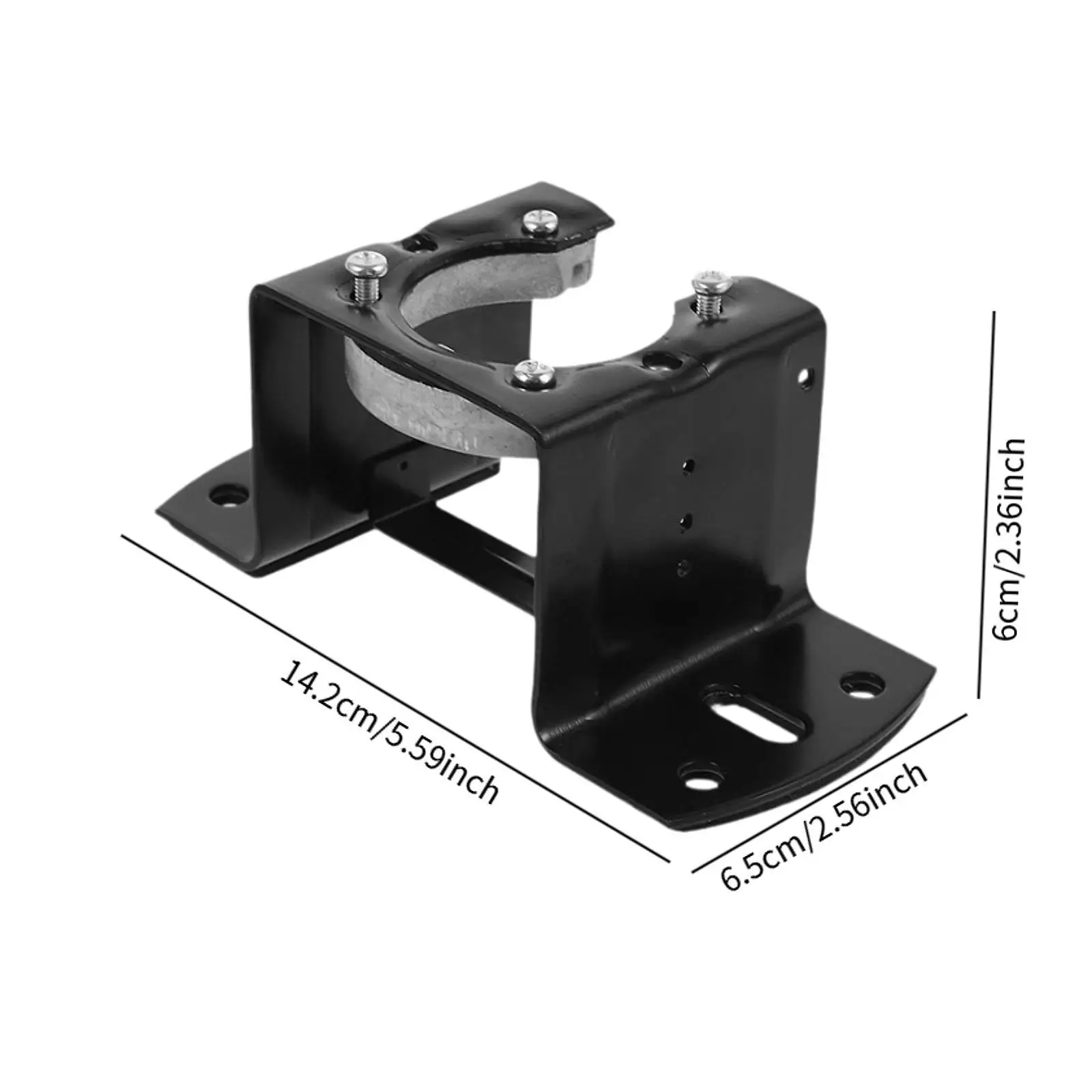 Ceiling Fan Mounting Bracket Cathedral Canopy Bracket Black Universal Support Stable for Living Room Metal Install Kit