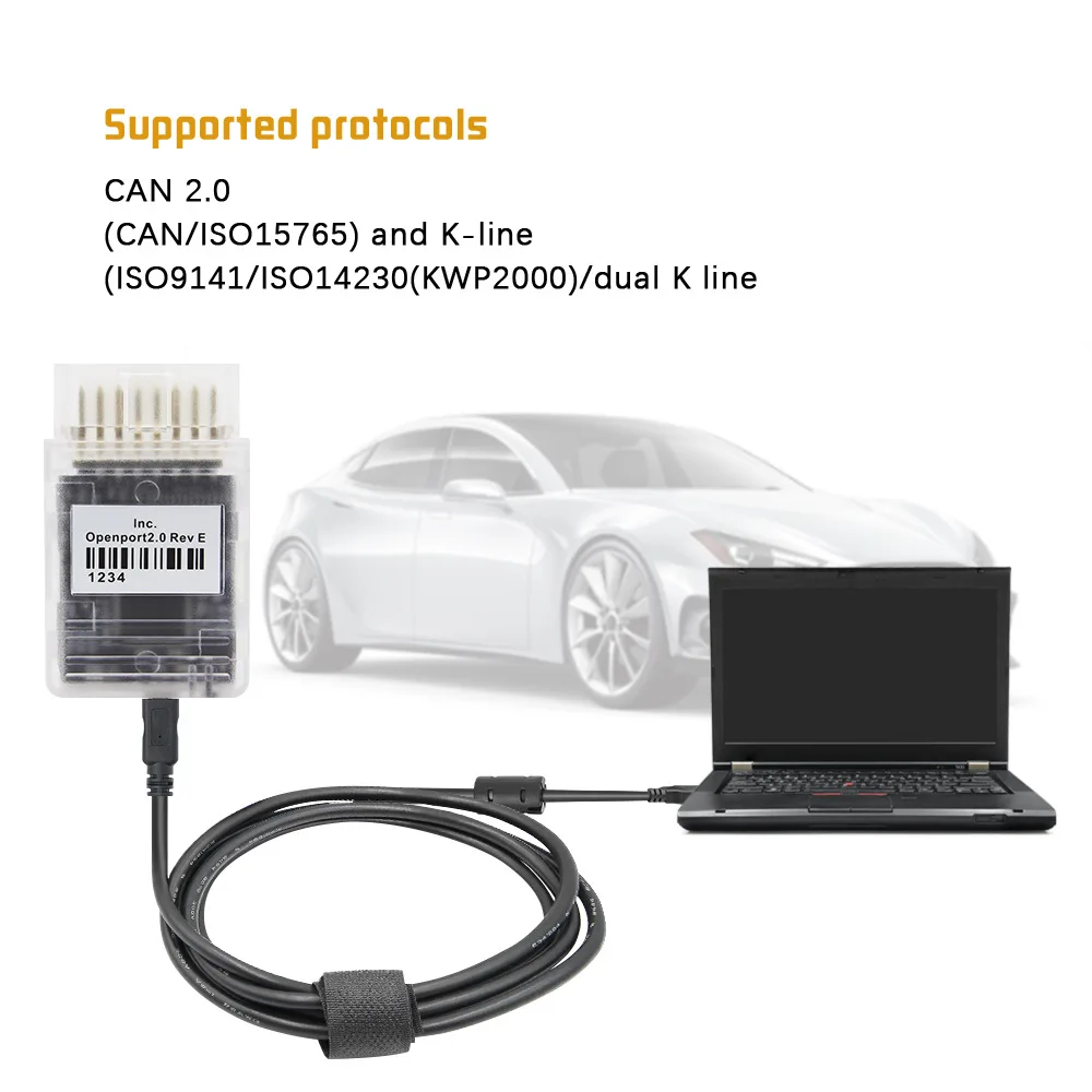 Full Chip Openport 2.0 ECU FLASH Open Port 2 0 Auto Chip Tuning OBD2 Car Diagnostic Tool For MB J2534 Scanner JLR SDD158