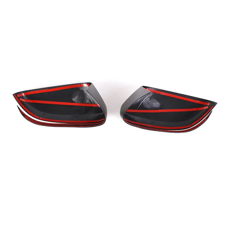 External Rearview Mirror Cover For 18-23 BMW 5 6 GT 7 3 Series Sub-black, Left Peptide