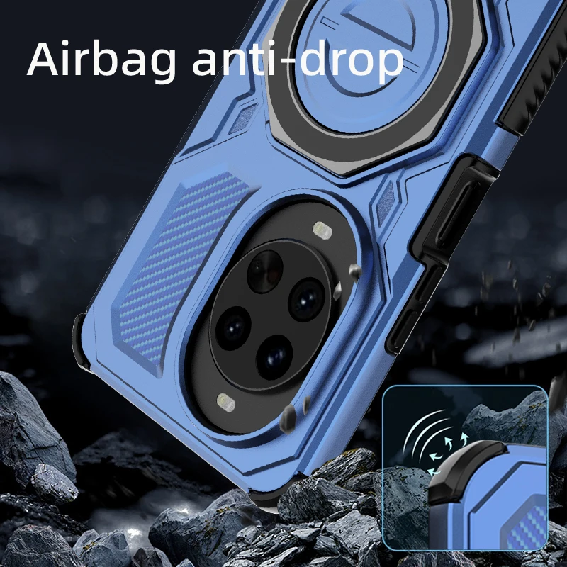 حافظة مغناطيسية مقاومة للصدمات من KEYSION لهاتف هواوي نوفا 14 برو من مادة البولي يوريثان الحراري + PC حافظة خلفية معدنية حية لهاتف هواوي نوفا 14 #5