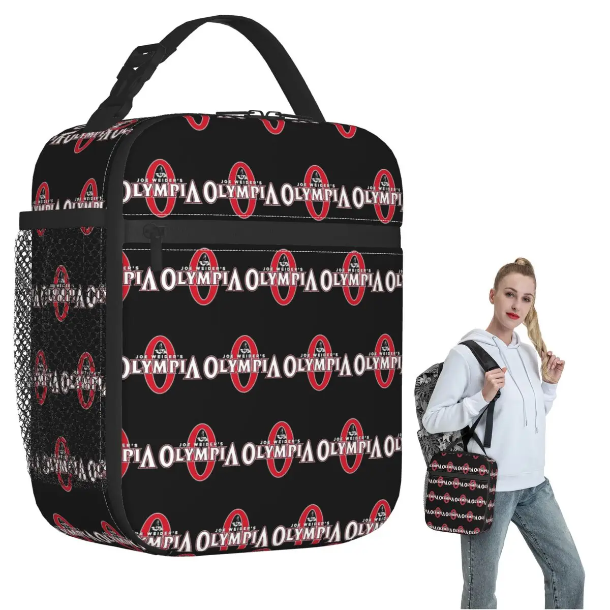 

Мотивации будущего Mr OLYMPIA, изолированная сумка для обеда для женщин и детей, портативные коробки для еды, термосумка для обеда