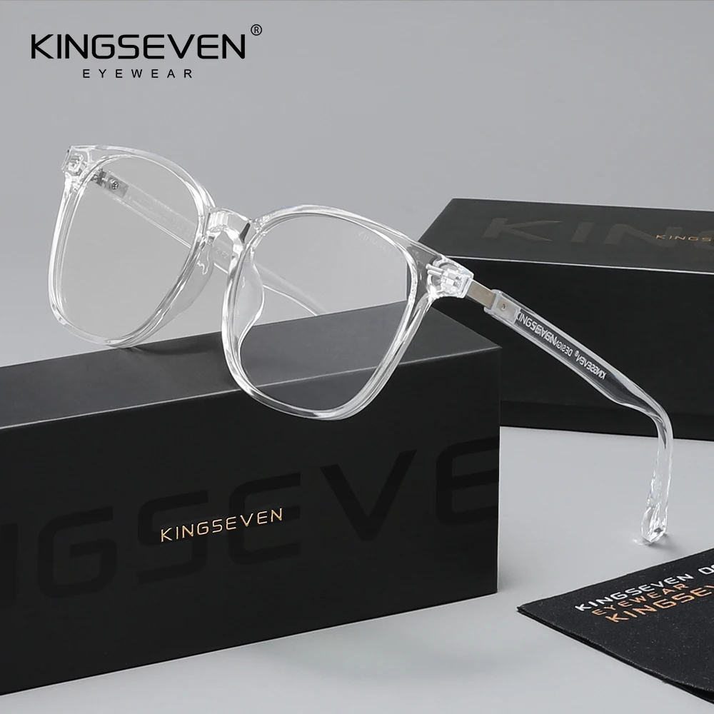 KINGSEVEN Anti Blue Light Blocking Glasses Men Women Computer Blue Ray Block Eyewear Daily Glasses