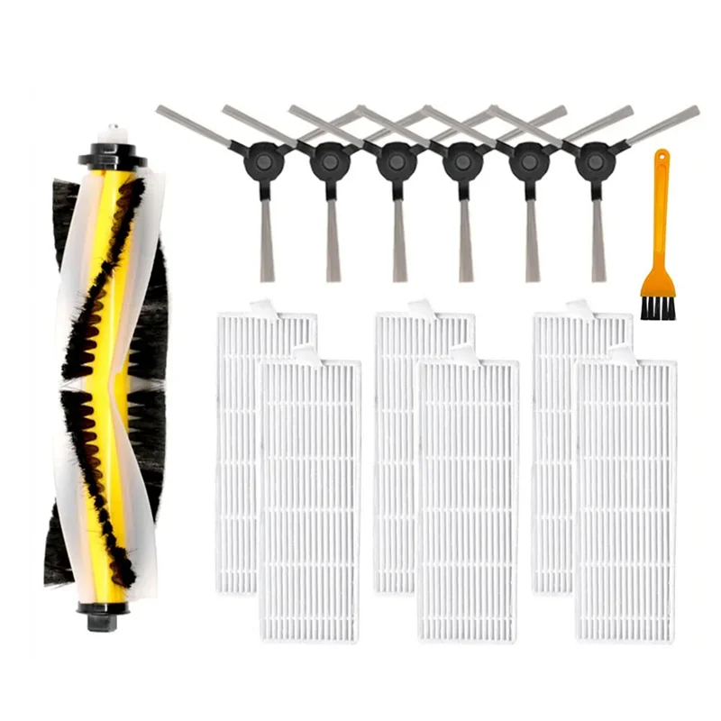 A01V-Genio Deluxe 370 로봇 진공 롤러 메인 사이드 브러시 Hepa 필터 교체용