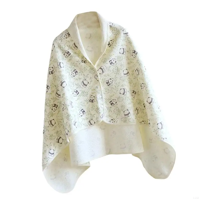 Áo choàng điều dưỡng mùa L5YF với độ che phủ rộng Mềm mại thân thiện với làn da Áo choàng điều dưỡng sau sinh cho con bú thận