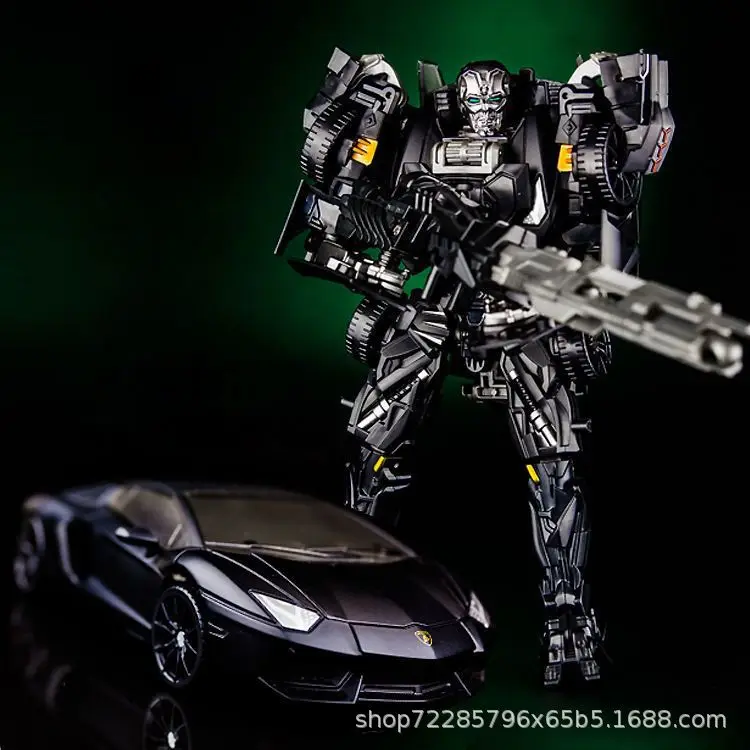 In Stock 18cm Alloy Transformation Toys Lockdown Action Figure model Lamborghini Car Deformation Robot toy