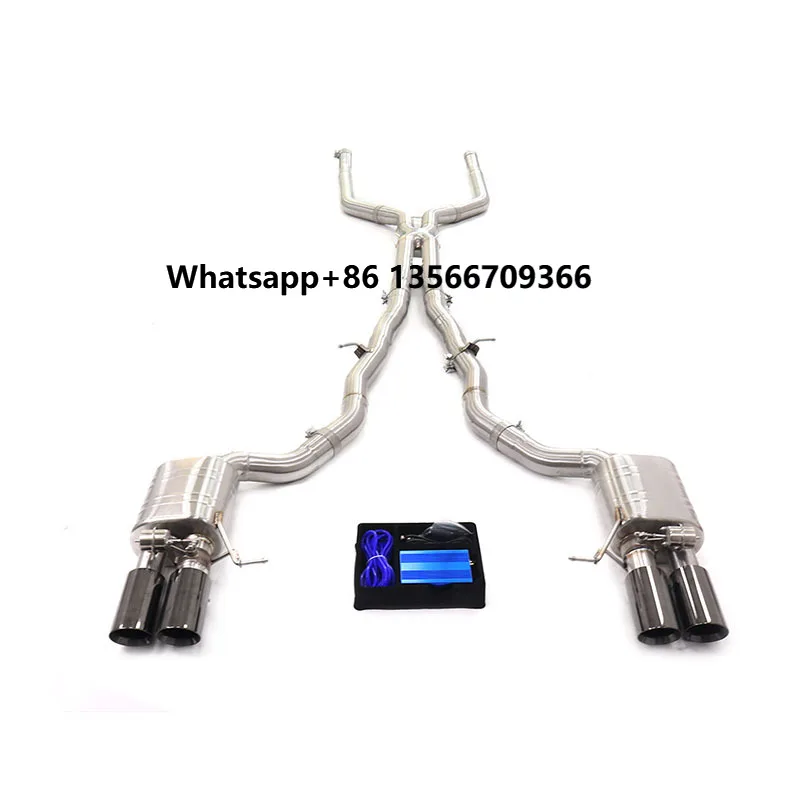 

ING Stainless Steel Exhaust Catback for 550i F10 N63 With Exhaust Muffler Valve Auto Tuning Exhausted System Car Accessories