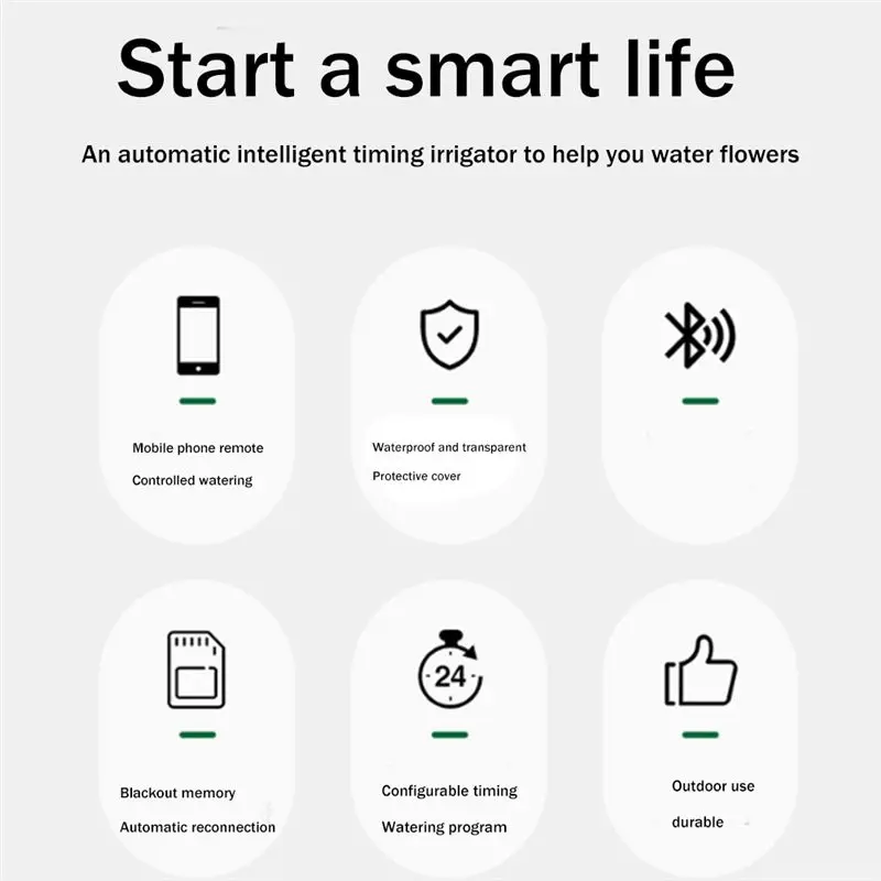 굿-와이파이 무선 정원 물 타이머 스마트폰 원격 제어 액세서리 가정용 온실 야외 관개 자동화 키트