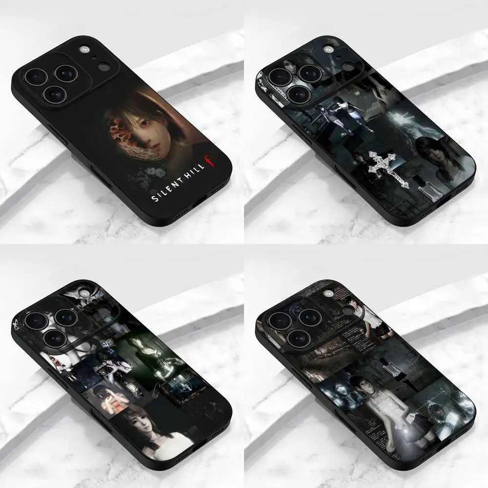 

Hinako Shimizu S-Silent H-Hill Phone Case For iPhone 17,16,15,14,13,12,11,Pro,Max,Plus,E,Air,Mini Protective Black Cover