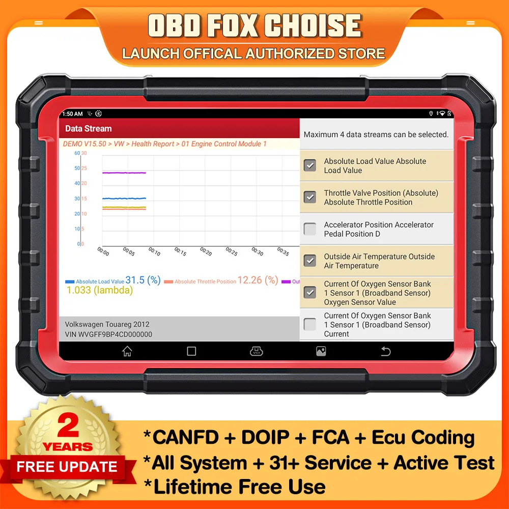 

LAUNCH X431 PRO ELITE CANFD DOIP Car Full System Diagnostic Tools ECU CODING Bi-directionnal Control 31+ Reset OBD2 SCANNER